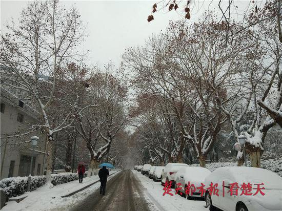 武漢下雪