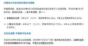 今天起 存量房公積金貸款利率下調(diào)